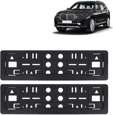 Kingsway Car Registration Number Plate Frame Holder Black Brick kkmblknpf00276 Car Number Plate(Plastic 51.5 cm  x  14 cm)