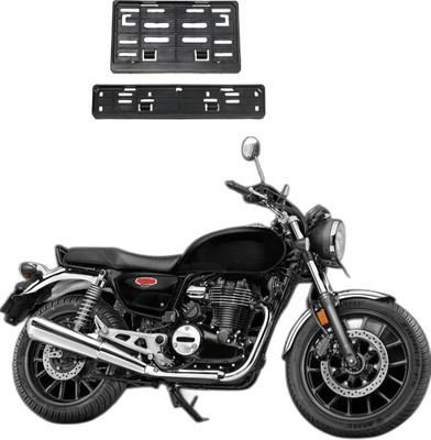 GANNET Hness CB350 Bike Number Plate(Plastic 20 cm  x  4 cm)