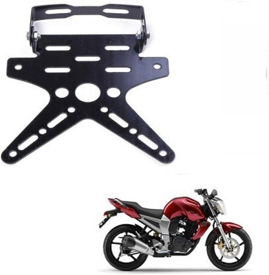Znee Smart Tail Tidy Number Plate Holder/License Plate Holder Bracket For Yamaha FZ16 Bike Number Plate(Iron 2 cm  x  8 cm)