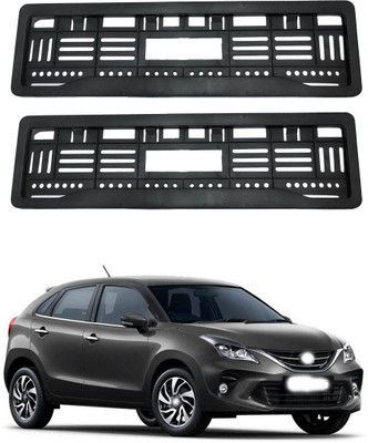 SHOPONE Trading Full open no plate frame for Glanza Car Number Plate(Plastic 5 cm  x  2 cm)