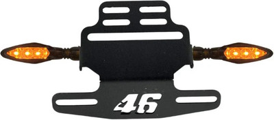 CROXIV Motorcycle CNC Number Plate 46 Frame Holder Tail Tidy SMX-06 Bike Number Plate(Aluminium 15 cm  x  11 cm)