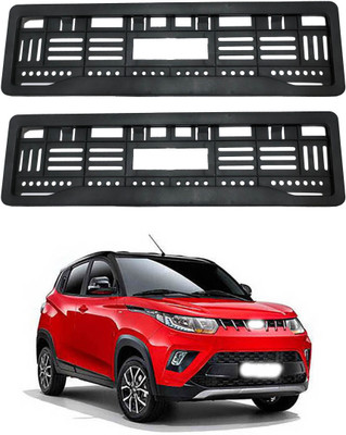 Shopone enterprises Full open no. plate frame Kuv 100 Car Number Plate(Plastic 15 cm  x  2 cm)
