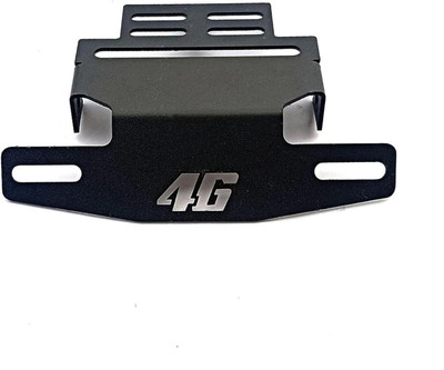 Alleykat Tail Tidy Number Plate Holder Universal| Compatible with All Bike Bike Number Plate(Stainless Steel 16 cm  x  16 cm)