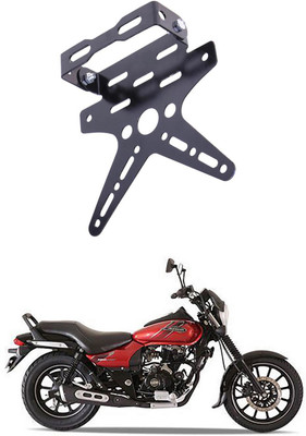 EverLand Bike License Number Plate Frame Holder Tail Tidy (Black) Bike Number Plate E-29 Bike Number Plate(Aluminium 7 cm  x  15 cm)