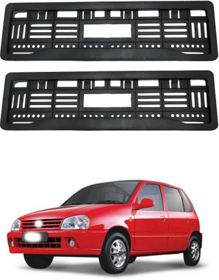 Shopone enterprises Full open no. plate frame Zen Car Number Plate(Plastic 15 cm  x  2 cm)
