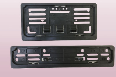 Golden Fox frame-02 Bike Number Plate(Plastic 30 cm  x  7 cm)