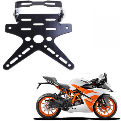 Sunriders Tail Tidy Number Plate Holder/License Plate Holder Bracket For KTM RC 200 Bike Number Plate(Iron 4 cm  x  10 cm)