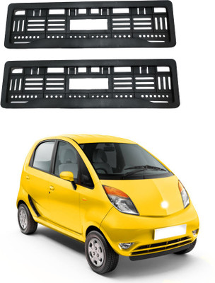Shopone Full Open Number Plate Frame For Nano Car Number Plate(Plastic 10 cm  x  2 cm)
