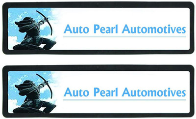 AUTO PEARL Easy4Buy ABS Car Number Plates Frame Front and Back Car Number Plate(Plastic 5 cm  x  5 cm)