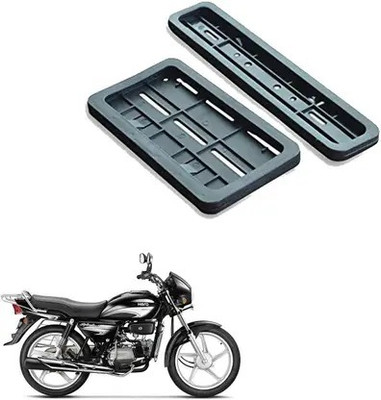 Golden Fox NPF-02 BIKE NUMBER PLATE FRAME FOR ALL BIKES Bike Number Plate(Plastic 28 cm  x  7 cm)