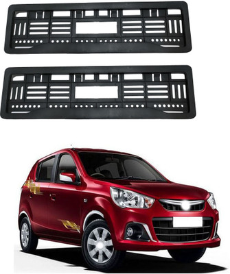 Shopone Full Open Number Plate Frame Alto K10 Car Number Plate(Plastic 20 cm  x  5 cm)