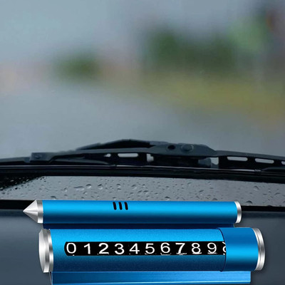 HAIYUN Temporary Parking Card Car Temporary Parking Card Phone Number Car Number Plate(Aluminium 25 cm  x  10 cm)