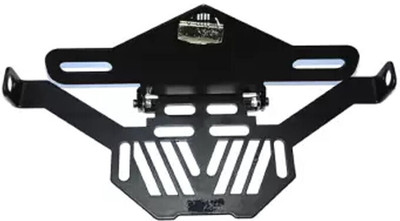 VDBULLET REAR NUMBER PLATE STAY SMALL AND TAIL TIDY VISOR Bike Number Plate(Aluminium 10 cm  x  15 cm)