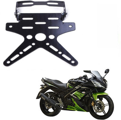 Sunriders Tail Tidy Number Plate Holder/License Plate Holder Bracket For Yamaha R15 Bike Number Plate(Iron 4 cm  x  10 cm)