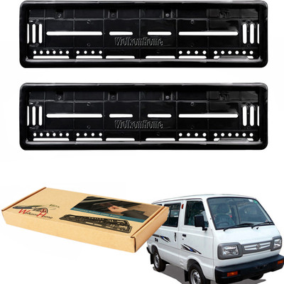 WolkomHome car number plate frame High Security Registration Plates Holders frame for Omni Car Number Plate(Plastic 20 cm  x  5 cm)