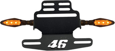CROXIV Motorcycle CNC Number Plate 46 Frame Holder Tail Tidy SMX-06 Bike Number Plate(Aluminium 15 cm  x  11 cm)