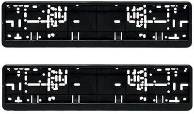 KONAYA Car HSRP, IND Number Plate Frame, Cover Standard Size Car Number Plate(Plastic 53 cm  x  15 cm)