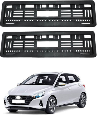 Shopone enterprises Full open no. plate frame i20 Car Number Plate(Plastic 15 cm  x  2 cm)
