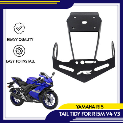 ZRIDE Tail Tidy License Number Plate Holder for R15 V3/ V4 / R15 M Bike Number Plate(Aluminium 15 cm  x  14 cm)