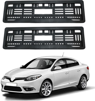 Shopone enterprises Full open no. plate frame Fluence Car Number Plate(Plastic 15 cm  x  2 cm)