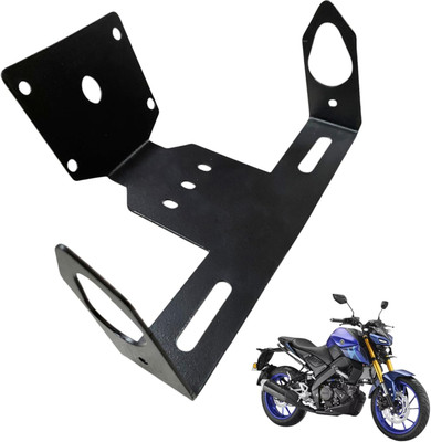 Weyride Tail Tidy License Number Plate Holder for MT-15 |M18 Bike Number Plate(Cast Iron 10 cm  x  5 cm)