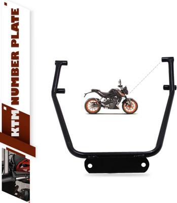 SHOWRIDE High Quality KTM Number Plate Holder Front Bike Number Plate(Iron 12 cm  x  11 cm)