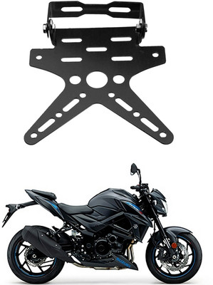 PROKONAI Bike License Number Plate Frame Holder Tail Tidy (Black) Bike Number Plate K1132 Bike Number Plate(Aluminium 7 cm  x  15 cm)