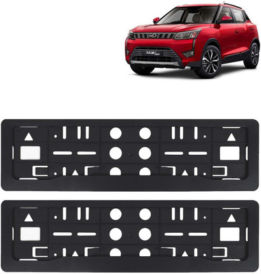 Kingsway Car Registration Number Plate Frame Holder Black Brick kkmblknpf00275 Car Number Plate(Plastic 51.5 cm  x  14 cm)