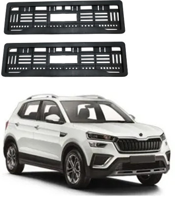 Shopone Full Open Number Plate Frame For Kushaq Car Number Plate(Plastic 10 cm  x  2 cm)