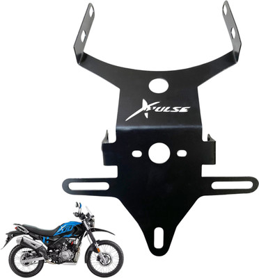 Dhe Best Bike Tail Tidy Number Plate Holder/License Plate Holder For Hero XPulse 200 2019 Bike Number Plate(Iron 15 cm  x  18 cm)