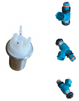Royal Combo Set of Fuel Pump Assembly and Fuel Injector of Karizma ZMR Inline Oil Filter