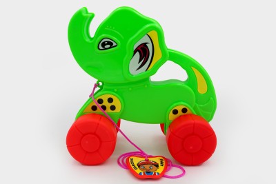 Toy Bharat Toybharat Dancing Appu |Birthday Gift | Travel Toys | Toy | Pull Along Toy(Green, Pack of: 1)