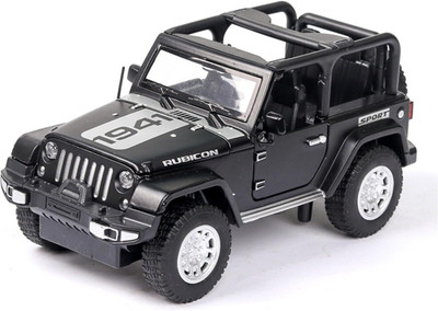 Zenvy 1:32 Scale RUBICON 1941 JEEP CAR Toy Model Car for Kids Die cast Model Car(Black, Pack of: 1)