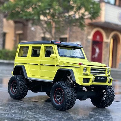 SPENOP 1:24 Scale 4X4 Metal Model Toy(Yellow, Pack of: 1)
