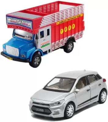 VEDANSHI Public Truck & Silver T-20 Car(Color May Vary, Pack of: 2)