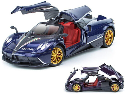 NIYAMAT Big Size Pagani Huayra 1:24 Scale Model Car - Exclusive Alloy Metal Die-Cast Car(Blue, Pack of: 1)