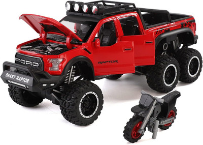 SPENOP Die-cast Metal Model Car 1:24 Scale Raptor(Red, Pack of: 1)