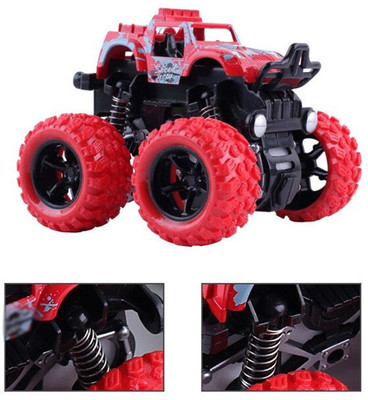 BBG FK 360 Degree Stunt 4wd Cars Push Go Truck for Toddlers Kids Gift Car Toy,(Multicolor)