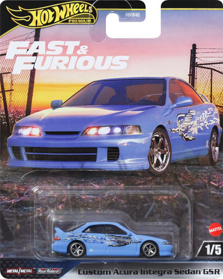 StellerBloom Hot Wheels Premium Fast & Furious Custom Acura Intergra Sedan GSR(Blue, Pack of: 1)