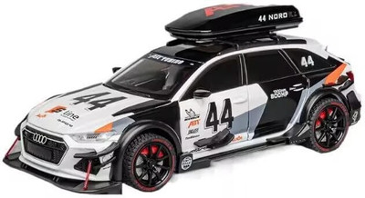 Devdhan 1:24 Scale Die-Cast A.u.d.i RS6 Wagon with 6 Openable Doors , Lights & Music Toy(Multicolor, Pack of: 1)