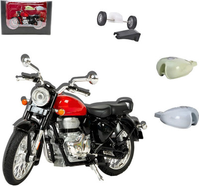 Die Cast Real-Look Die-Cast Toy Motorbike for Kids(Red, Pack of: 1)