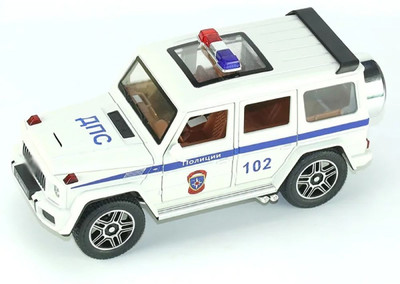 SKBD 132 G Wagon Police Toy Car for Kids Die-cast wht SKD(White, Pack of: 1)