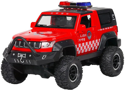 SPENOP 1:32 Scale Die-cast Metal Model Car Jeep(Red, Pack of: 1)