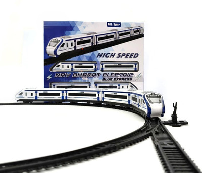 Toyterra Vande Bharat Blue Train Set 23 Pcs for Kids 3+ Years(Blue, Pack of: 1)