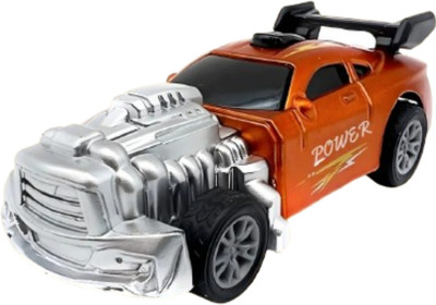 MINIMOTO Power DieCast Alloy Metal Model Car in 1:64 Scale Size Toy with Pull Back CM37(Gold, Pack of: 1)