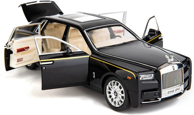 SPENOP 1:24 Die-cast Metal Model Car Phantom Toy Car(Black, Pack of: 1)