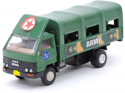 Shyam Creation Plastic army truck , without battery with pullback action(Multicolor, Pack of: 1)