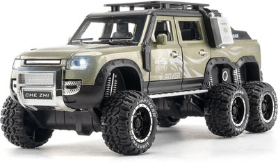 RUTSHRA Die-cast Toy Car 6x6 Wheel Metal Model Car RSH(Green, Pack of: 1)