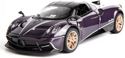 Zuuluzrs Metal Pull Back Diecast Car Scale Model Metal Pullback Toy Car-Pagani Huayra(Multicolor, Pack of: 1)