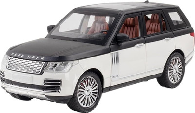 DEUSON ECOM 1:24 Die Cast Metal Car Refender Model Car Light Sound Pull Back Car Toy For Boy(White, Pack of: 1)